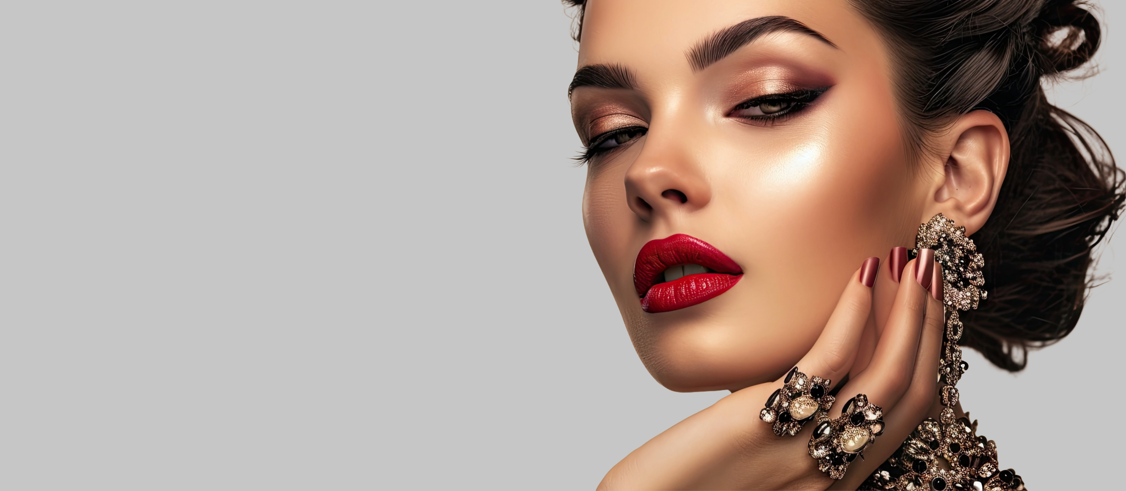 Jewelry Model Footer