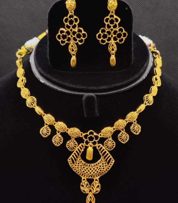 916 Hallmarked 22K Gold Turkish Necklace Sets